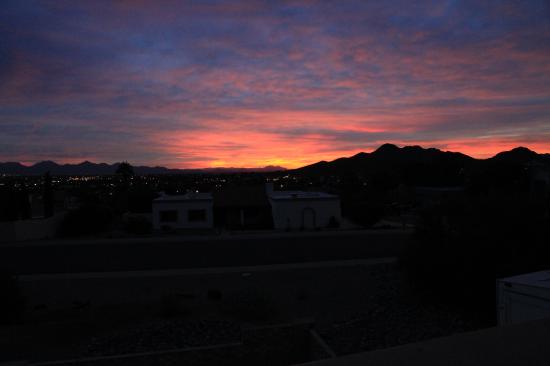 Sunrise over McDowell Mountains